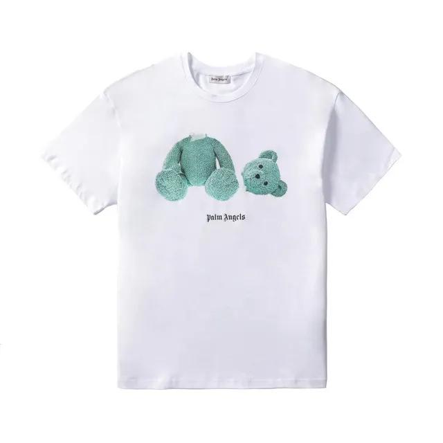 Palm Angels Teddy Bear Tee Mint Bear Print