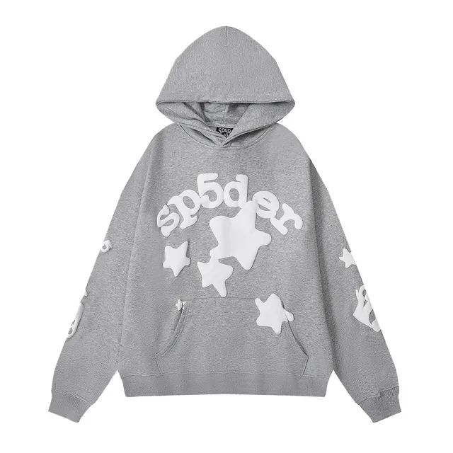 Sp5der Hoodie Star Logo Appliqué