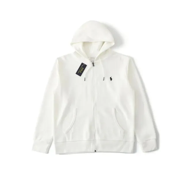 Polo Ralph Lauren Classic Fit Full-Zip Hoodie Ivory