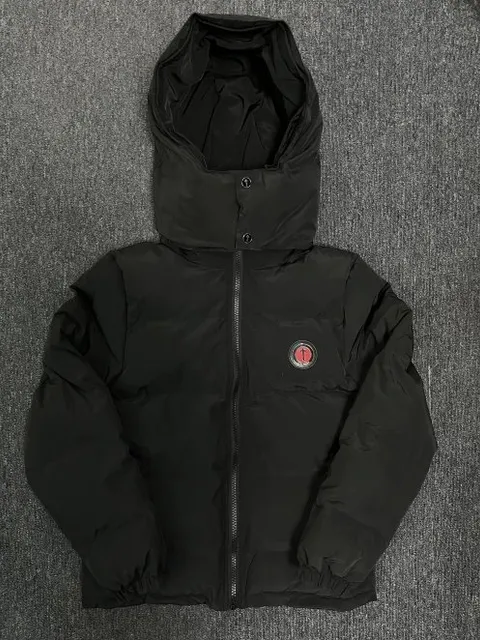 Broken Planet Puffer Jacket Red Logo