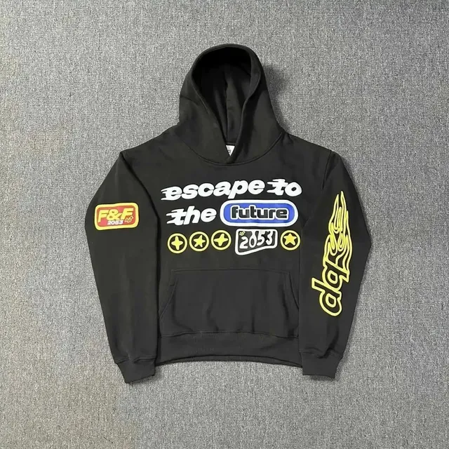 Corteiz Futuristic Graphic Hoodie