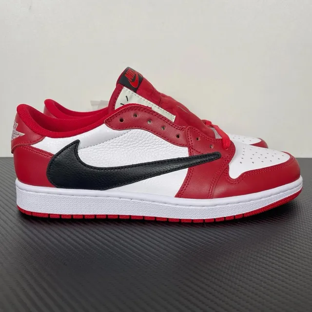 AJ1TS联名倒钩低帮白红黑DM7866-101