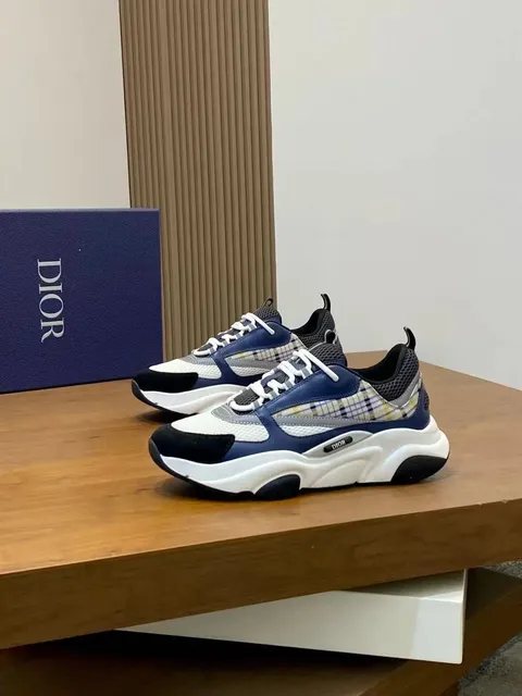 Dior B22 Sneaker Plaid Panel