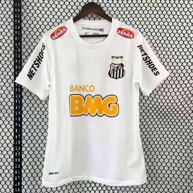 Nike Santos FC Home Jersey Banco BMG Sponsor