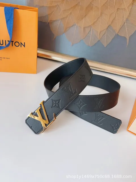 Louis Vuitton LV Belt Monogram Embossed