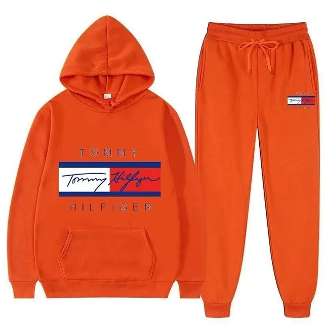 Tommy Hilfiger Hoodie and Joggers Set Signature Logo