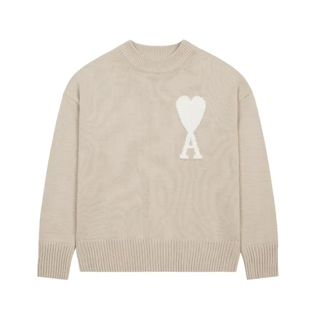 AMI Paris Knit Sweater Heart Logo