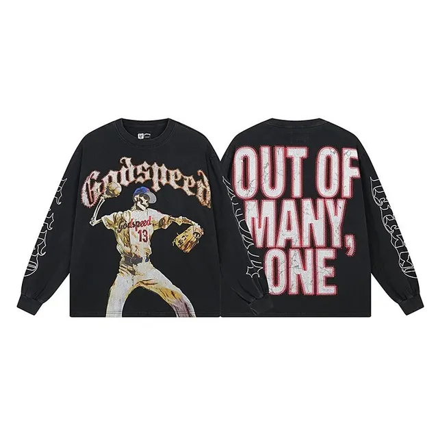Godspeed Long Sleeve Tee Out of Many, One