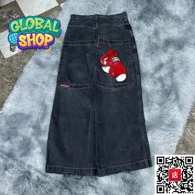 JNCO Boxing Glove Skirt Red Boxing Glove Patch