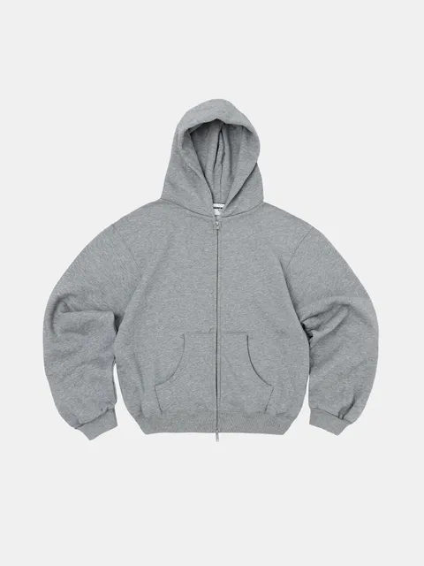 Undercover Zip-Up Hoodie Heather Grey