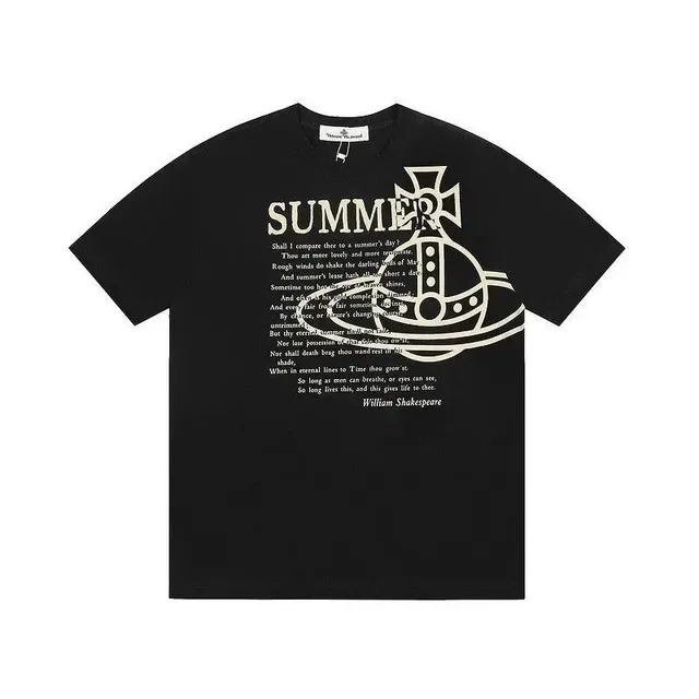 Vivienne Westwood Graphic T-Shirt Summer Sonnet Print