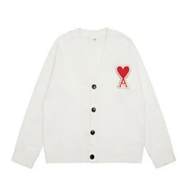 Amiri Cardigan Heart Logo