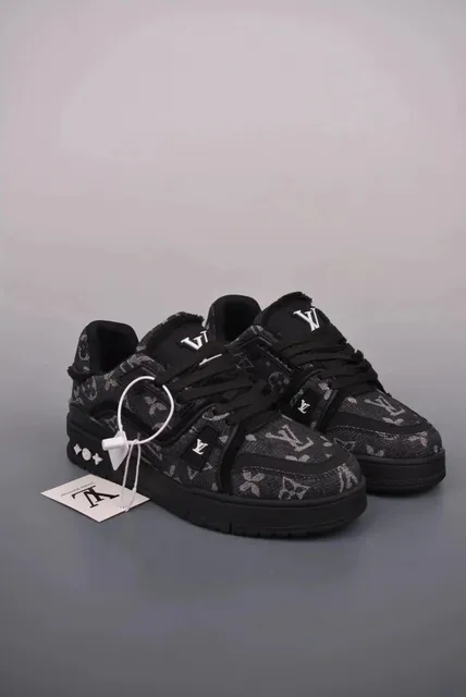 Louis Vuitton LV Trainer Monogram Denim