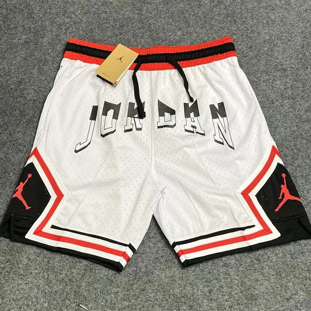 Jordan Mesh Shorts White/Black/Red