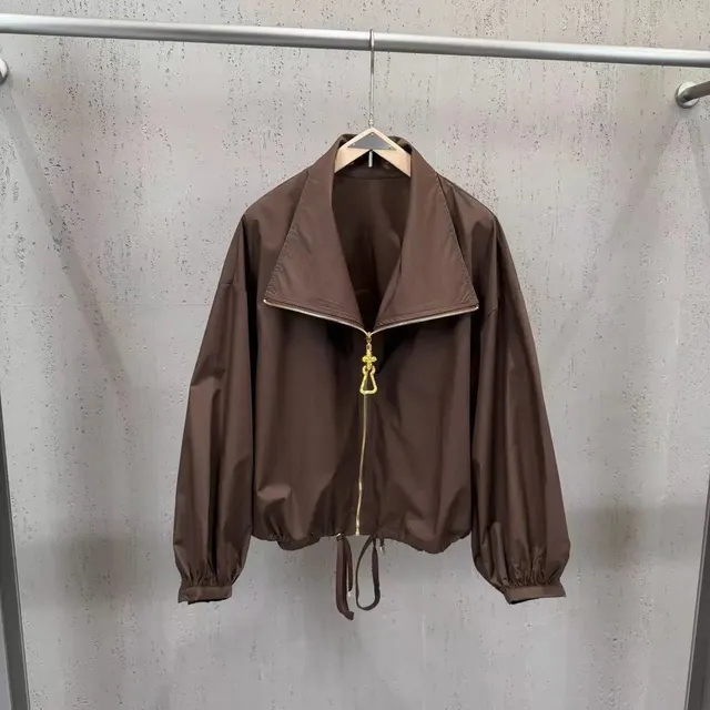 Balenciaga Zip-Up Jacket Oversized Cropped