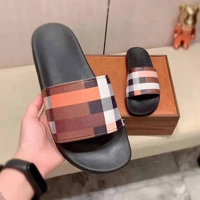 Burberry Check Slide