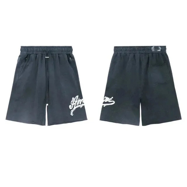 Amiri Logo Shorts Script Logo