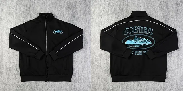 Corteiz Track Jacket Cruise Ship Print