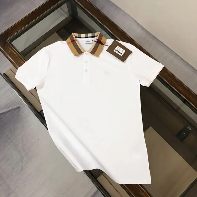 Burberry Polo Shirt Check Collar
