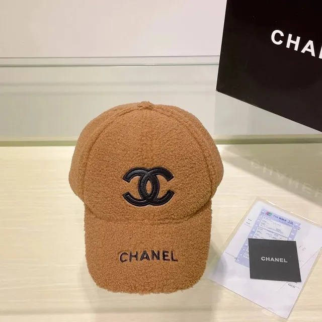 Chanel Baseball Cap Shearling CC Logo