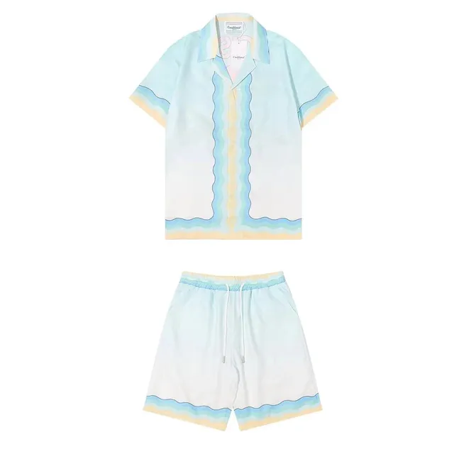Casablanca Tennis Club Set Wave Print