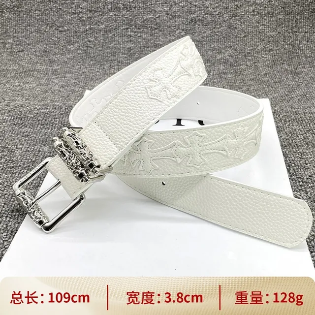 Chrome Hearts Cross Belt Embossed Cross