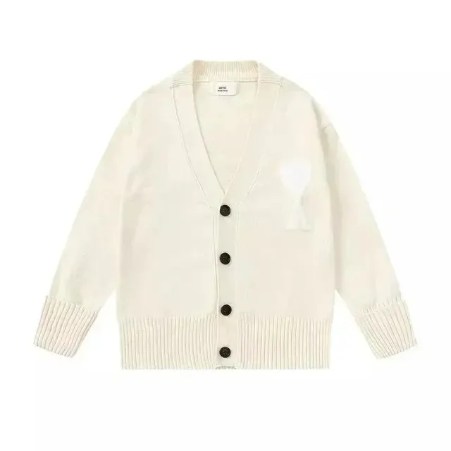 AMI Paris Cardigan Heart Logo