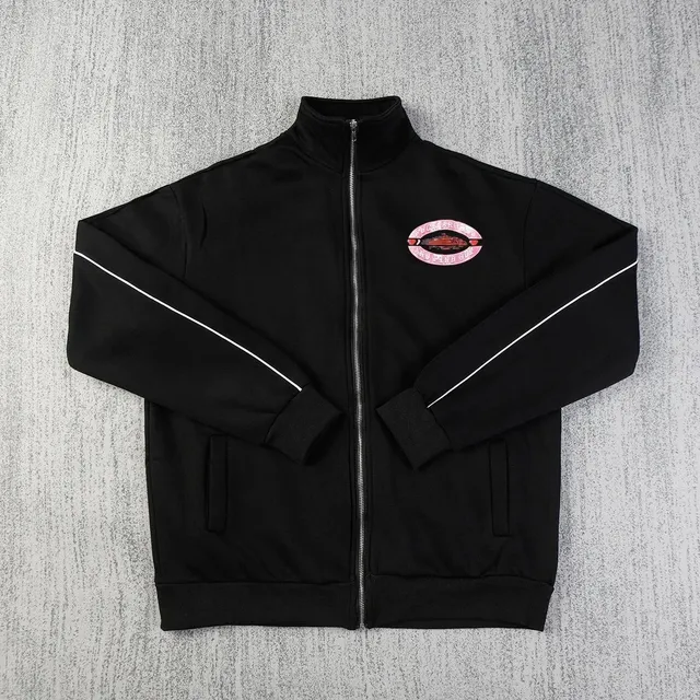 Corteiz Track Jacket Pink Logo
