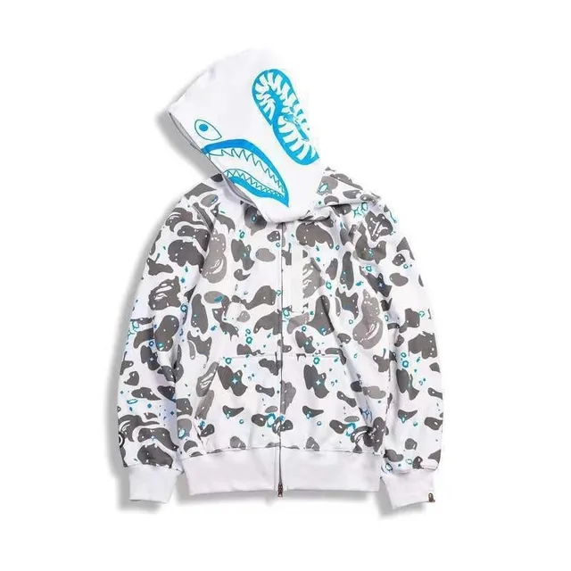 BAPE Shark Hoodie Camouflage Print
