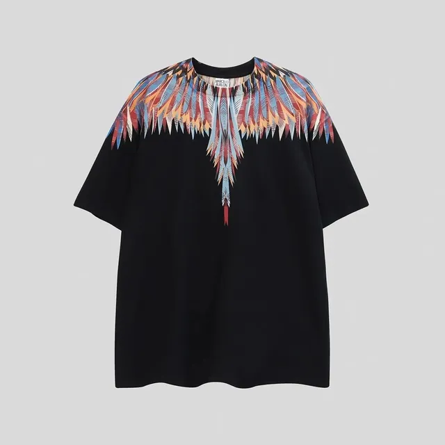 Marcelo Burlon Wings T-Shirt Multicolor Wings Print
