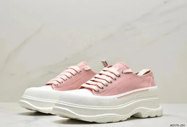 Alexander McQueen Oversized Sneaker Pink Canvas