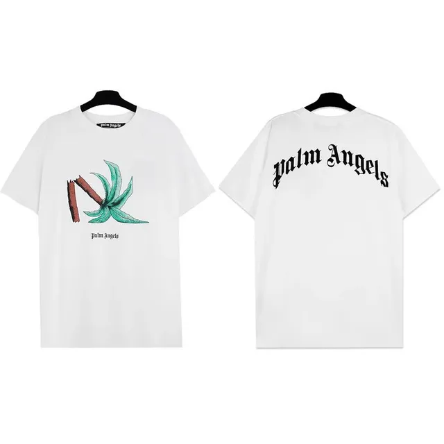 Palm Angels Graphic Tee Aloe Print
