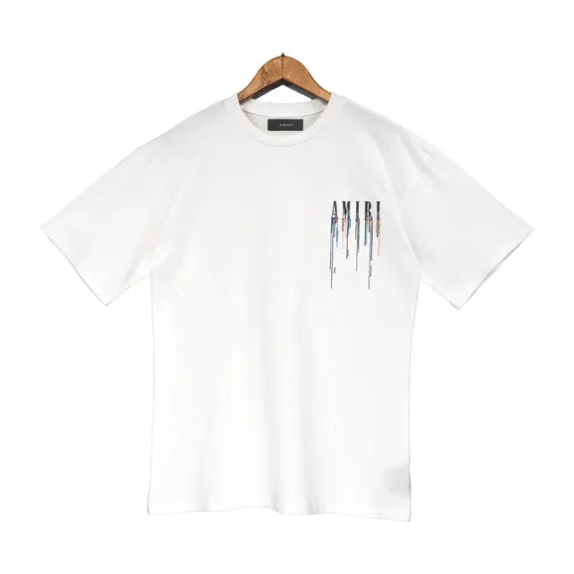 Amiri Logo Tee Drip Logo