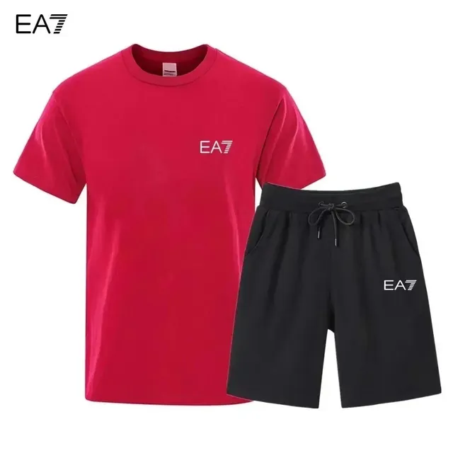 Emporio Armani T-Shirt and Shorts Set EA7 Logo