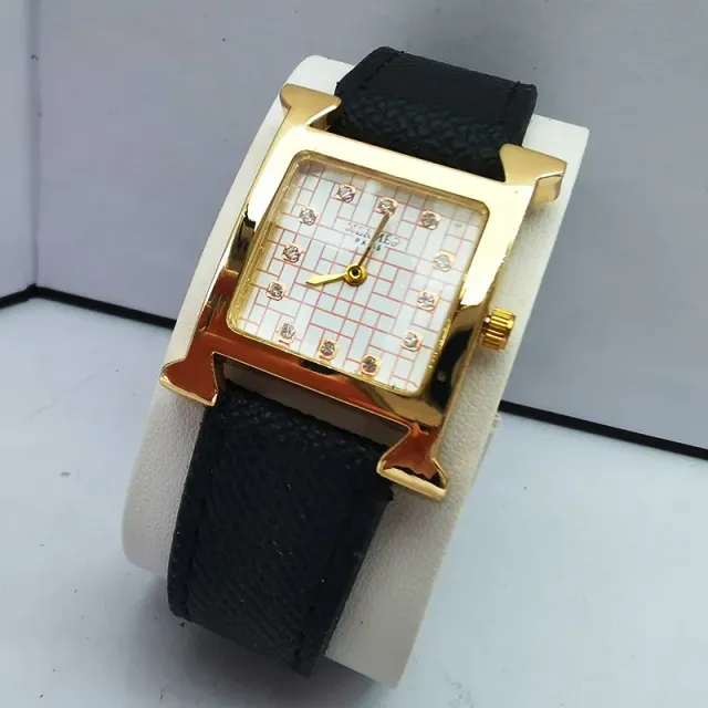 H12 diamond-black leather