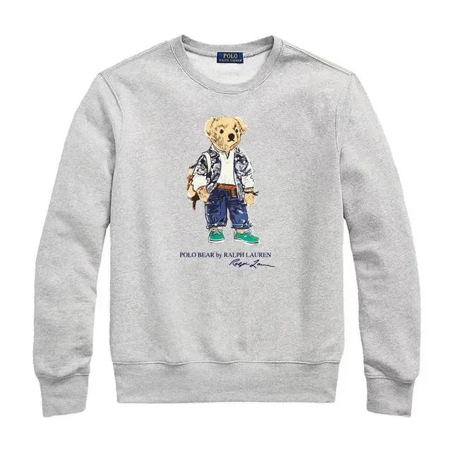 Polo Ralph Lauren Polo Bear Crewneck Sweatshirt Heather Grey