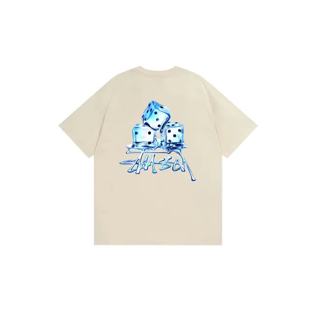 Stüssy Graphic Tee Ice Dice Beige