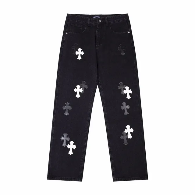 Chrome Hearts Cross Patch Jeans