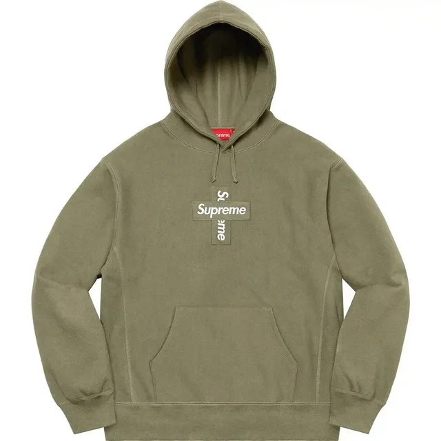 Supreme Box Logo Hooded Sweatshirt Cross Logo
