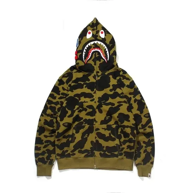 BAPE Shark Hoodie Camo