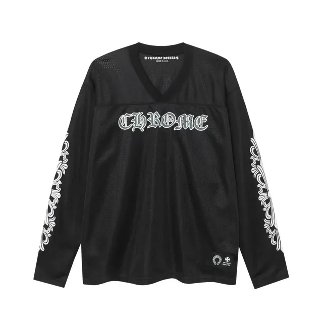 Chrome Hearts Mesh Long-Sleeve Top Chrome Logo