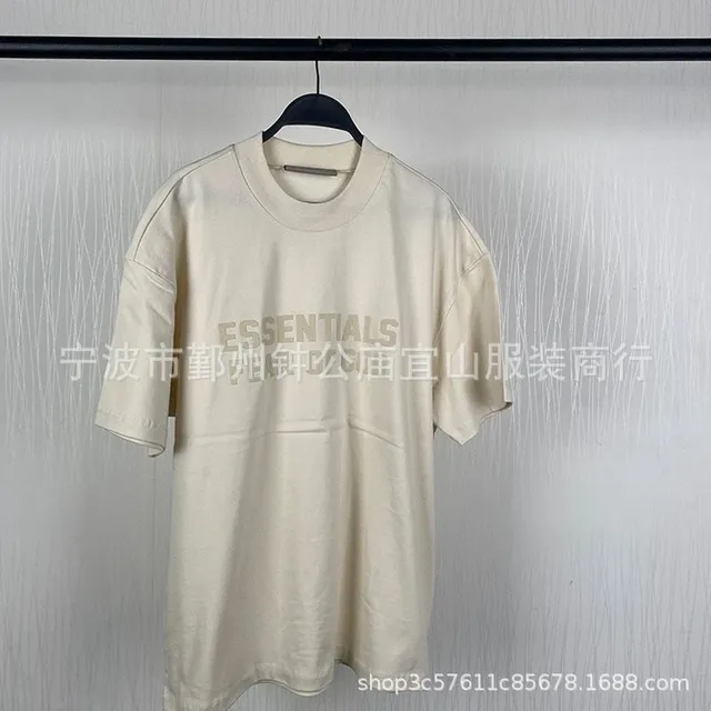 Fear of God Essentials Essentials Tee Logo Print Beige