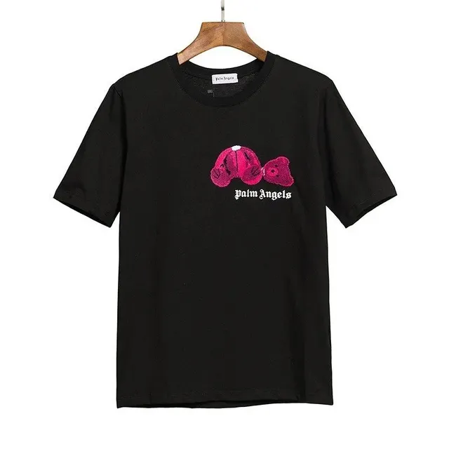 Palm Angels t shirts Embroidered Bear