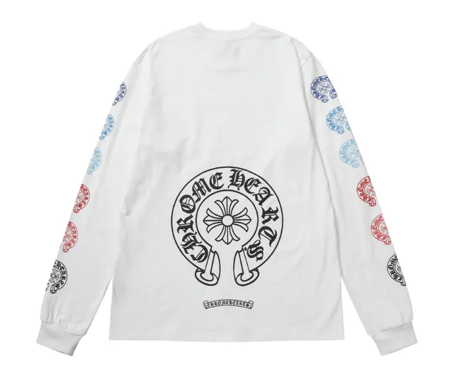 Chrome Hearts Long Sleeve Tee Cross Logo Print