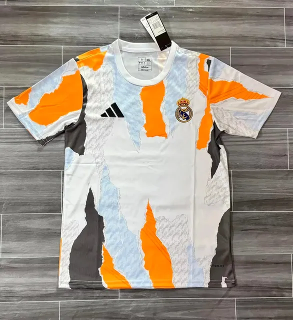 Adidas Real Madrid Training Jersey Torn Paper Print