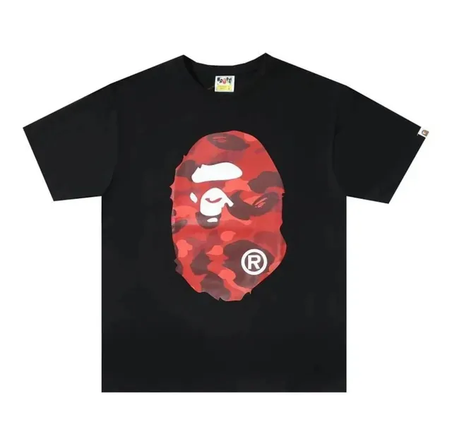 BAPE Ape Head Tee Red Camo