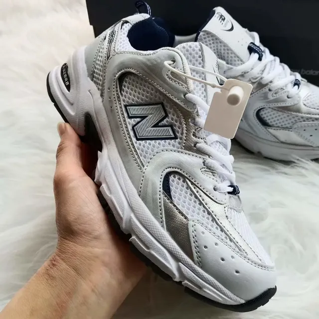 New Balance 9060 White Grey Navy