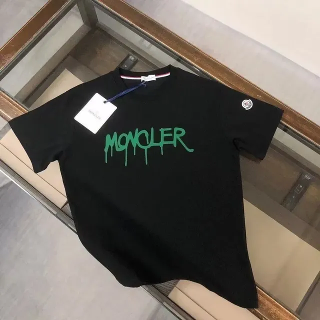 Moncler Logo T-Shirt Dripping Logo