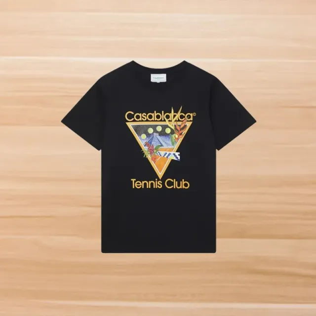 Casablanca Tennis Club Tee Triangle Graphic