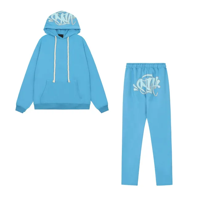 Syna World Hoodie and Joggers Set Graffiti Logo